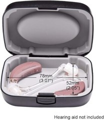 Universal Fit Hearing Aid Storage and Travel Case – Attractive and Durable