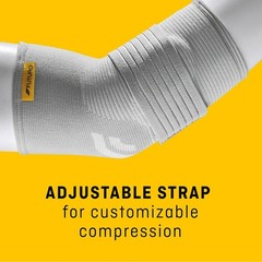 Futuro MMM-379 Comfort Elbow Support Pressure Pads Grey Medium Pack of 2
