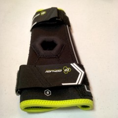 Don Joy Performance Stabalizing Knee Sleeve Small Black Green Neoprene 2 Strap