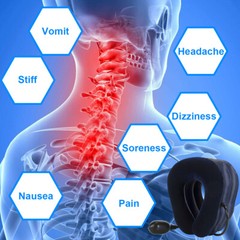 Cervical Neck Traction Device Collar Brace Support Pain Relief Stretcher Therapy