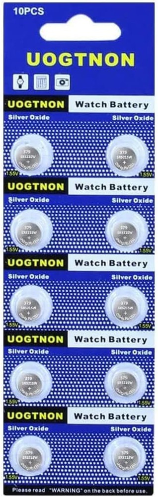 379 SR521SW V379 Watch Battery 1.5V Button Cell (10-Pack) 10 Count (Pack of 1)