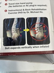 DR-HO’s 2-In-1 Back Relief Belt Size A 25-41″ Stretch Support Degenerative Disc