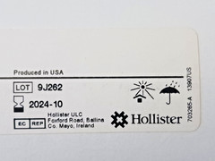 2024 13907 Hollister New Image 2pc ostomy Skin Barrier Convex 5/box colostomy