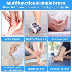 2×Adjustable Ankle Support Compression Strap Achilles Tendon Brace Sprain Sports