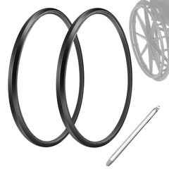 Migeek Wheelchair Rear Wheel Replacement Tire, 24 „X 1“ 24X1 Standard, Black