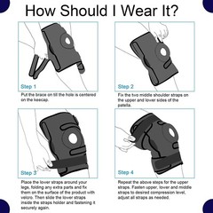 Nvorliy Plus Size Hinged Knee Brace Dual Strap Patellar Stabilization -MEDIUM