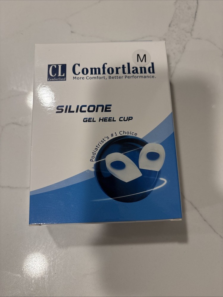 Comfortland CK-601-3 Silicone Gel Heel Cups – 2 Silicone gels per pack Medium