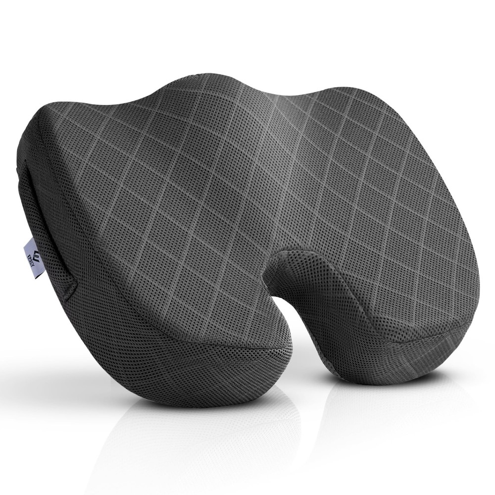 Memory Foam U-Shaped Cushion for Coccyx, Hemorrhoid, Sciatica & Tailbone Pain…