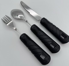Vive Adaptive Utensil set fork spoon knife arthritis parkinsons hand tremors