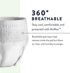 Prevail Per-Fit Daily Protective Underwear Unisex Adult Disposable Diaper Medium