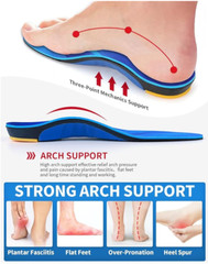 Topsole 220+lbs Standing All Day Heavy Duty Support Pain Relief Insole – XL Size