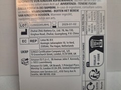 Amazon Basics – Hearing Aid Batteries (6 Pack) #PR41/312 – Sealed