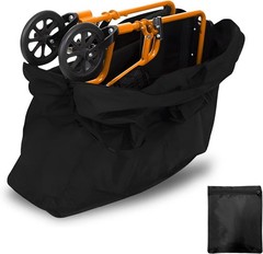 Rollator Travel Bag 600D Waterproof Wheelchair Carry & Travel Bag for Rollato…