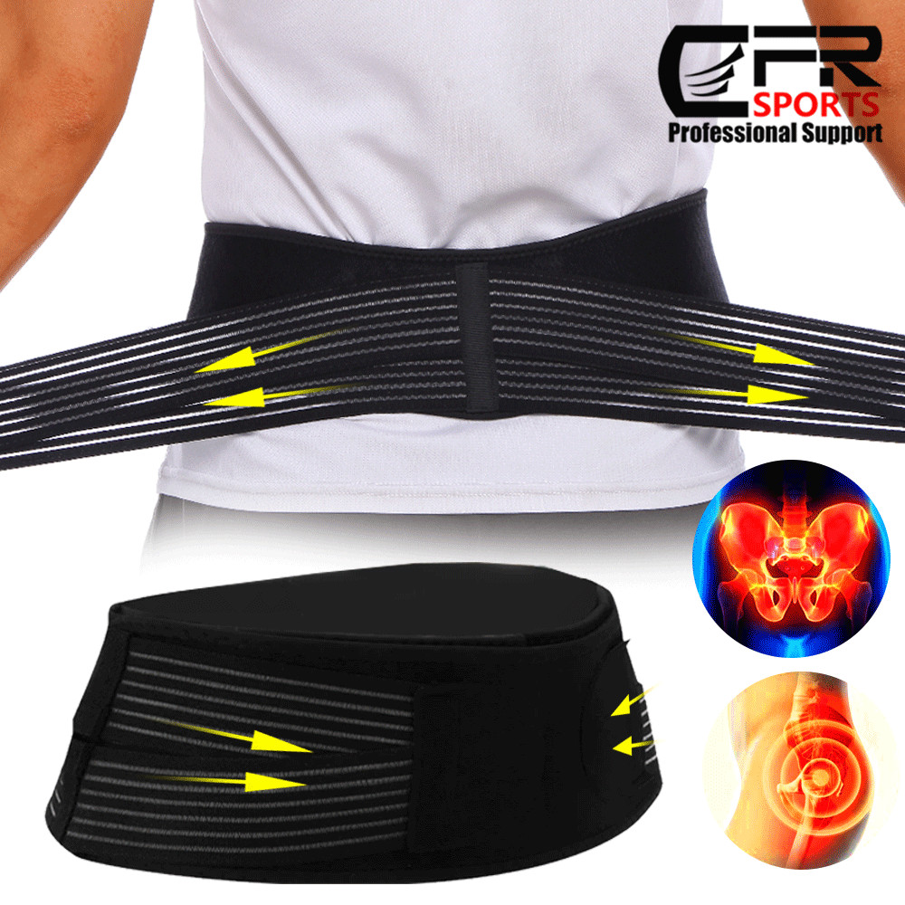 Sacroiliac Support Belt Lumbar Back Hip Pain Increases Mobility for Men Women