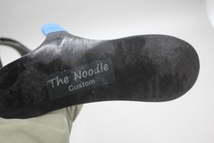 Kinetic Research THE NOODLE Custom Foot Brace Right Blue Black Hard Shell NICE