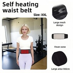 Ergonomic Self-Heating Lumbar Support Strap for Sciatica Relief – XL Size