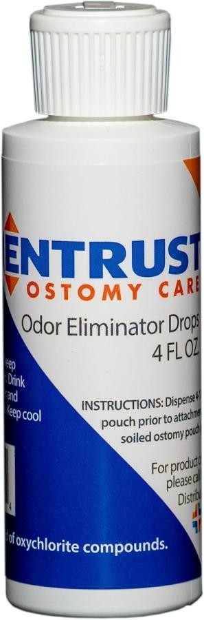 Entrust Odor Eliminator Drops, Fragrance Free, 4 Oz., 1 Count, 6602