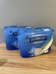 FitRight EXTRA adult diapers Incontinence underwear Medium 2 Packs of 20 CT