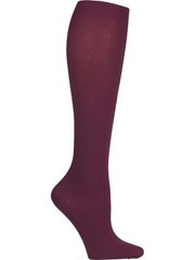 Cherokee Graduated Women’s Compression socks 8-12 MmHg Knee Length Size6-11 Wine