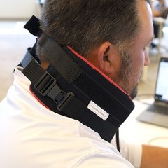 Body Sport TracCollar Cervical Neck Traction Device, Small/Medium, Fits 14” to