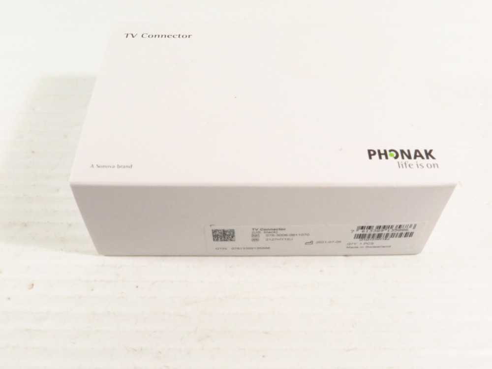 NEW OEM Phonak Bluetooth TV Connector, Brand NEW, Made in Switzerland