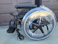 New Ki Mobility Catalyst Cat 5 16”X16″ Folding Wheelchair 16″ X 16″