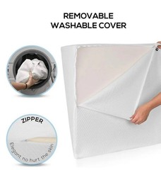 New! Leg Elevation Pillow Memory Foam Rest Wedge + Waterproof Cast Surgery Cover