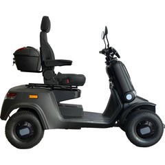 1000W Heavy Duty 4 Wheel Mobility Scooters 60V Max Weight Capacity 800 lbs BLACK