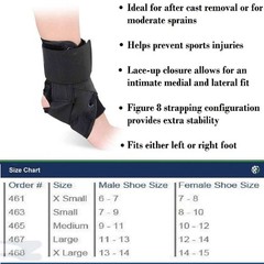Advanced Ortho Lace-Up Ankle Brace X-Large