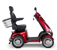 Platinum Mobility Scooter Ships Assembled 500 lb Cap USA Warranty 15 mph Red