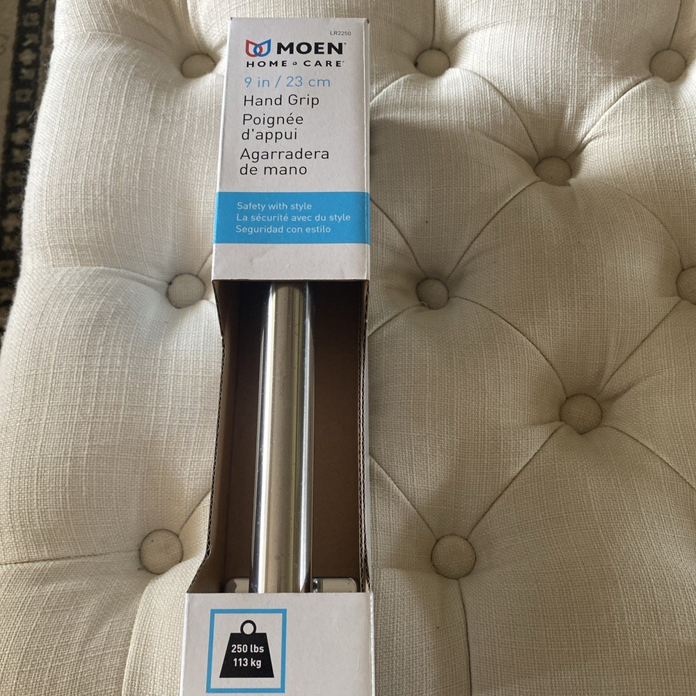 MOEN LR2250 CHROME 9in HAND GRIP SUPPORTS 250lb