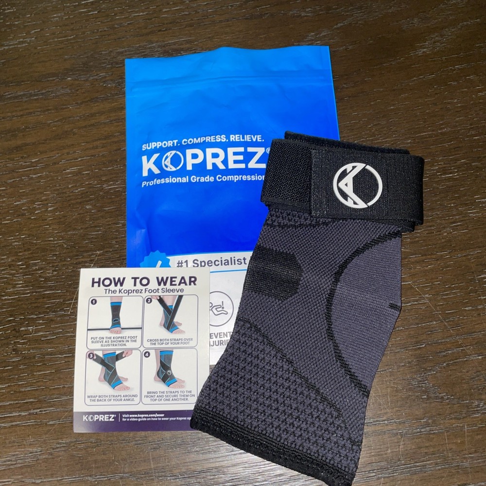 NEW Koprez Plantar Fasciitis Sleeve – Plantar Fasciitis Relief, Large L