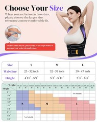 Lightweight & Stretchable Back Brace: Improve Posture & Confidence – Medium Size