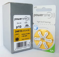 Powerone Hearing Aid Battery Size P10 – 30 to 240 batteries – Fresh Exp 2027