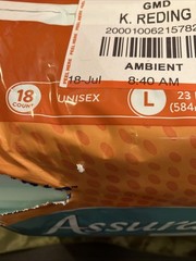 Equate Assurance Maximum Absorbency Premium Quilted Underpads Size L 18 Count