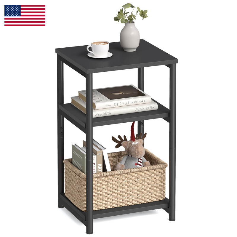Vasagle Side Table Small End Table Tall Nightstand For Living Room Bedroom