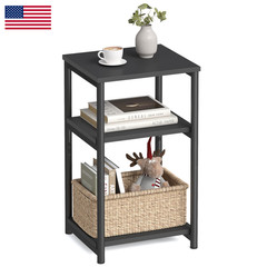 Vasagle Side Table Small End Table Tall Nightstand For Living Room Bedroom