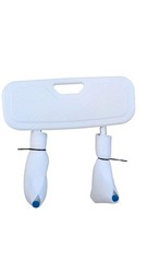 Sliding Shower Chair with Extra-Wide 360° Swivel Seat, 330lbs Tub Transfer Bench