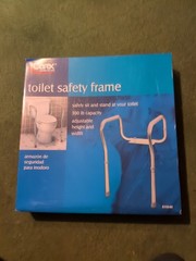 Toilet Safety Frame Carex Bath Bathroom Medical Adjustable Universal B358-00 NEW