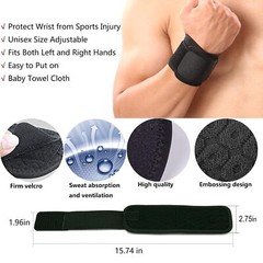 Adjustable Flexible Wrist Wraps for Carpal Tunnel Working Out and Pain Relief US