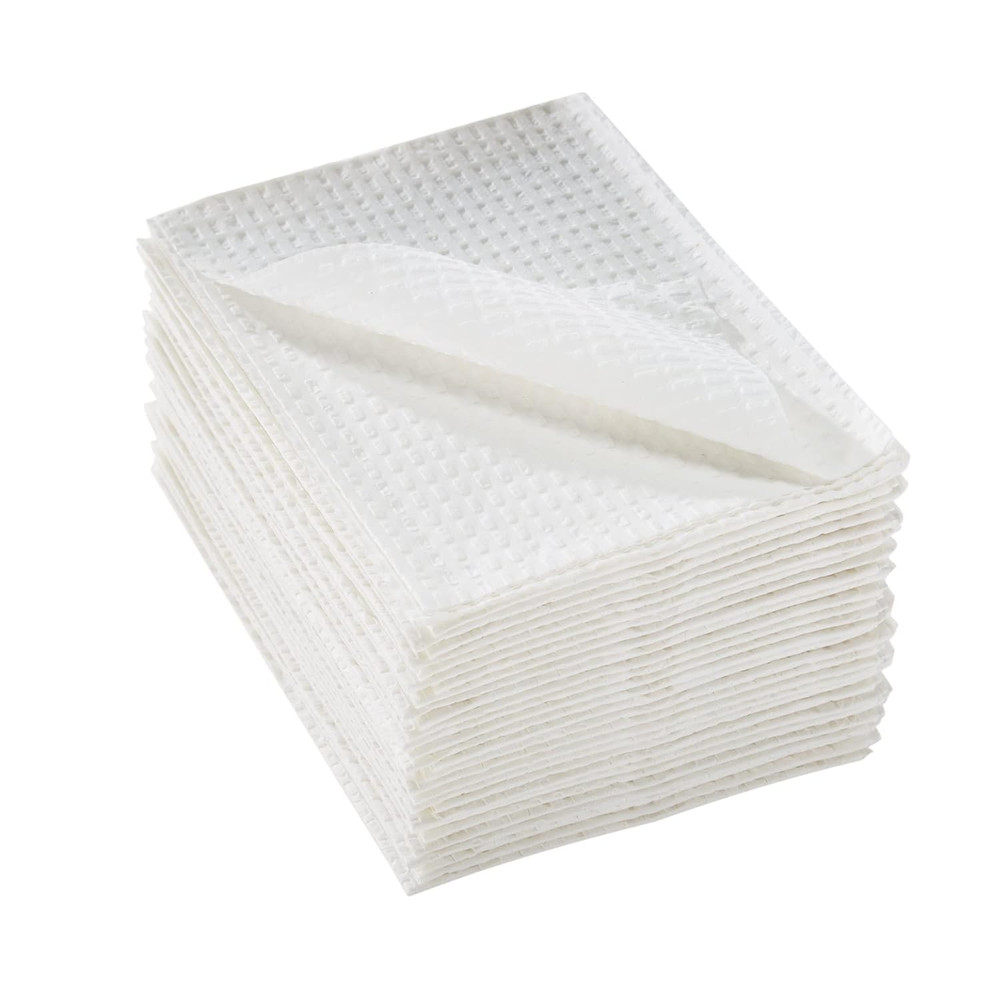 Disposable Towels [Pack of 500] for Dental Bibs, Nails, Tattoo, Dentist, Medical