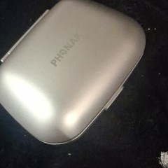 Phonak Charger Case Combi Hearing Aid Charger Case CE Certified Silver/Green