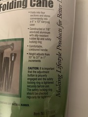 Folding Adjustable Walking Cane