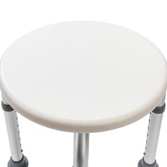Anti-Slip Adjustable Medical Bath Shower Chair Round Stool Seat for Elderly