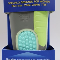 2 PAIRS Dr. Scholl’s Extra Support Shoe Insoles for Plus & Tall Women, Size 6-11