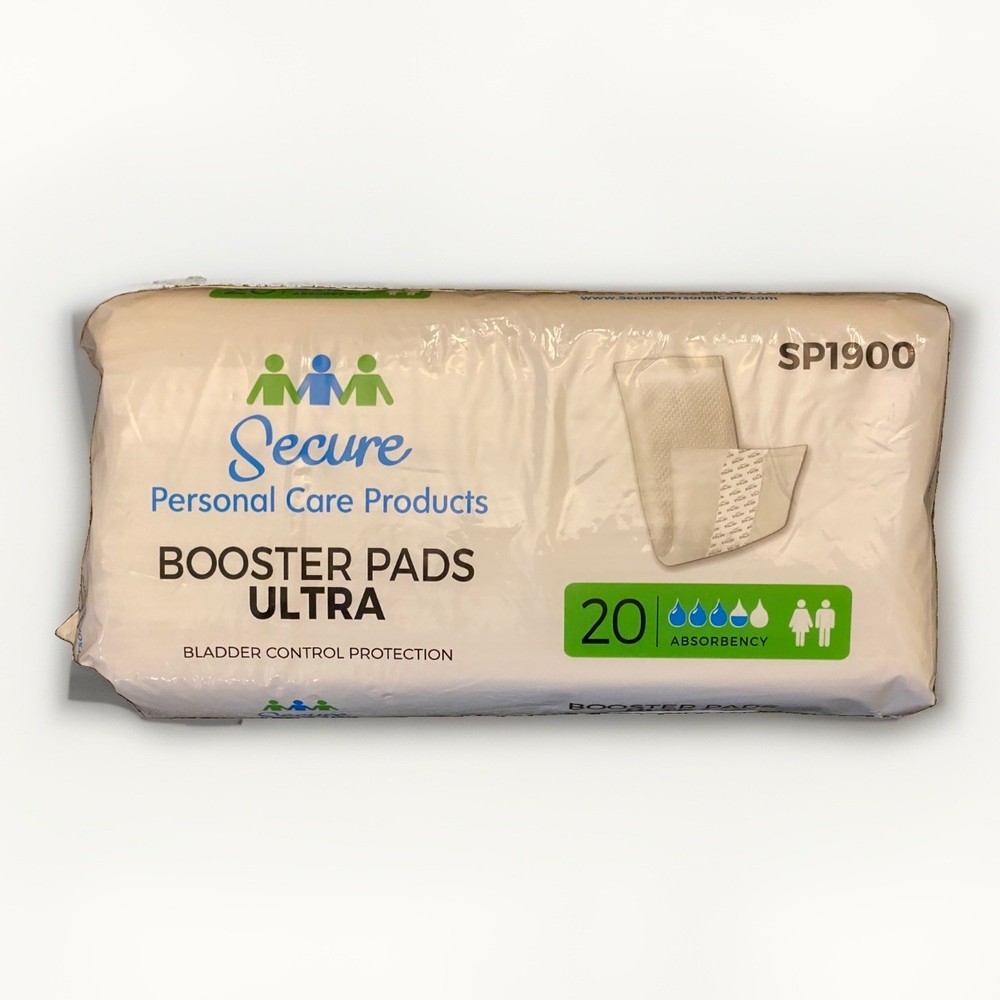 Secure Personal Care Products Booster Pads Ultra SP1900 Bladder Control 20 Ct.