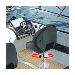 Adjustable Boat Seat Pedestal Height Locking Bases with Slide and Swivel for …
