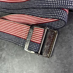 Red White & Blue Gait Belt 54″ USA Themed with Metal Buckle