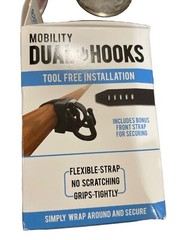 Easy to Use Products Mobility Dual Hooks – Bag Cane or Light Holder versatile