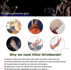2 Pack Wrist Compression Strap and Wrist Brace Sport Wrist Support for Fitness